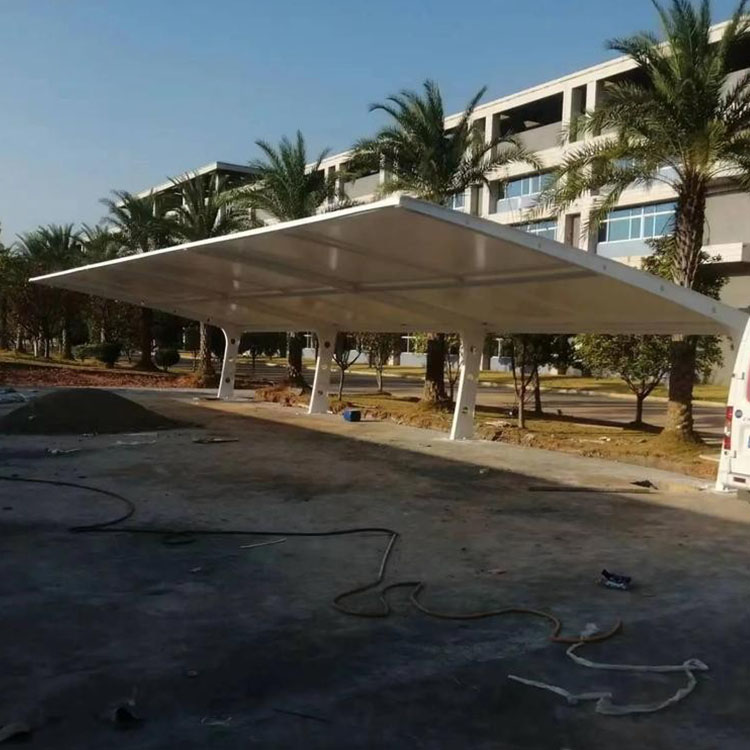 黑河膜结构汽车棚