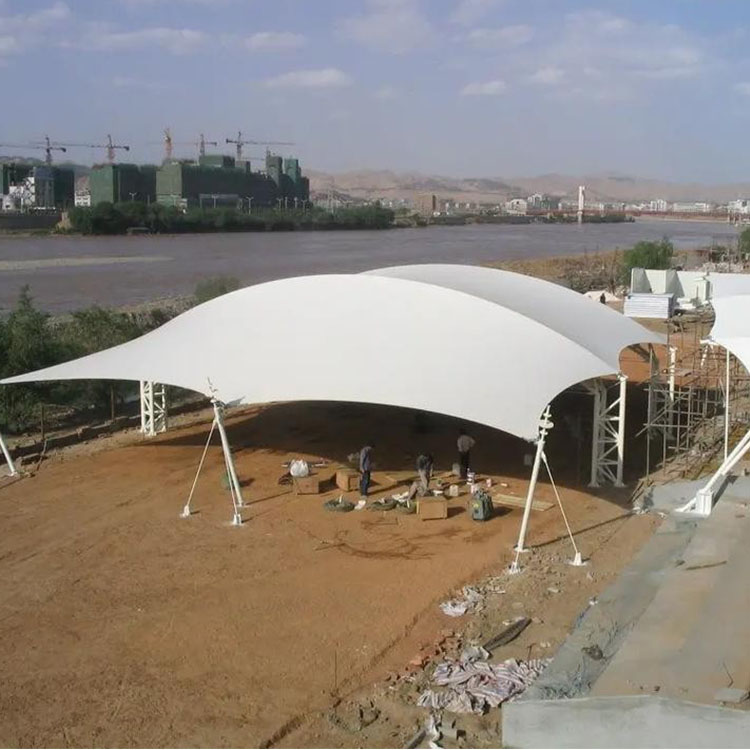 黑河膜结构汽车棚